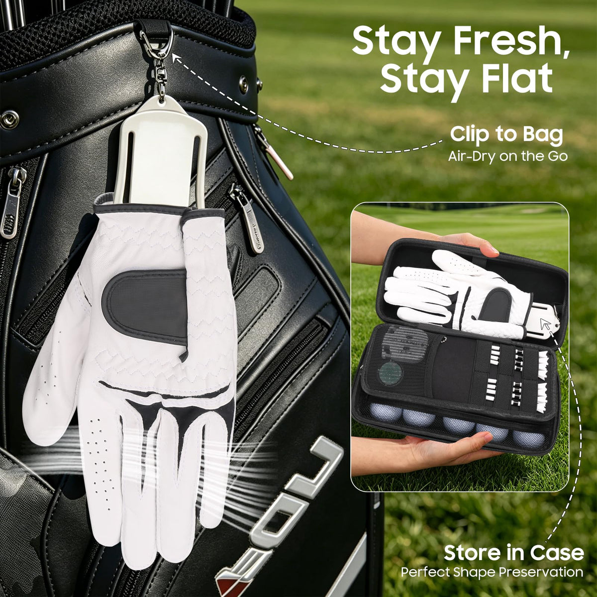 Wynaura case offers dual carry options: clip or handle.