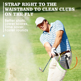 Foaming spray action coats club surfaces evenly for thorough cleaning