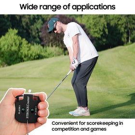 Wynaura score-counter: on-course score tracking at a glance.