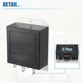X AUTOHAUX golf cart controller back view suggests durable build for rugged environments.