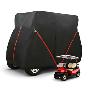 X AUTOHAUX golf cart cover for 2-seat front view shields from sun and rain