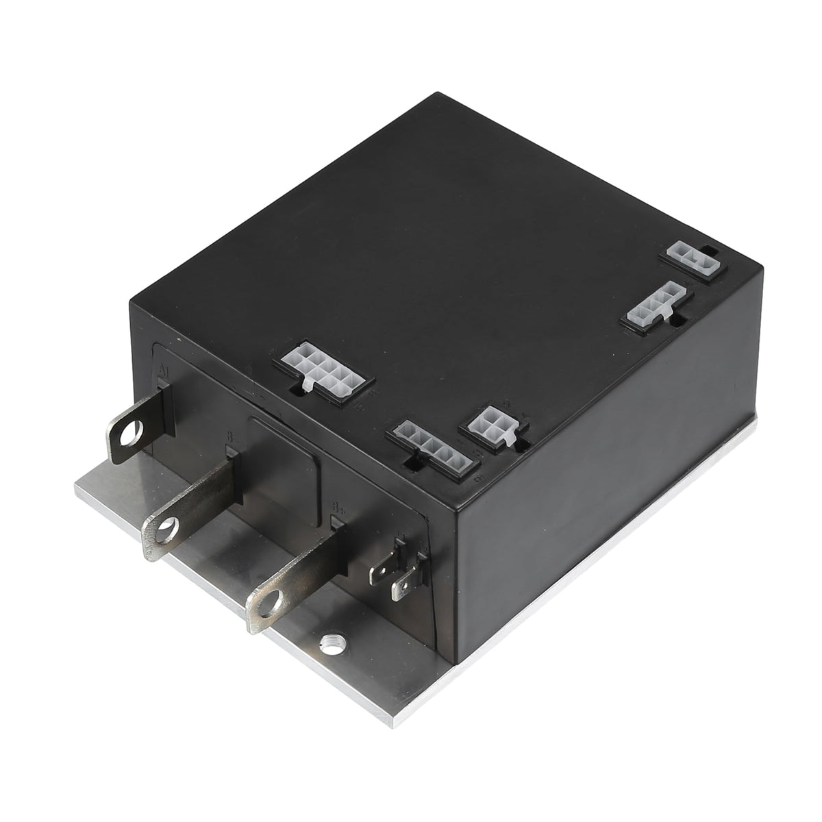 X AUTOHAUX shunt controller for EZGO TXT 2000-2009 with rugged black-silver finish.