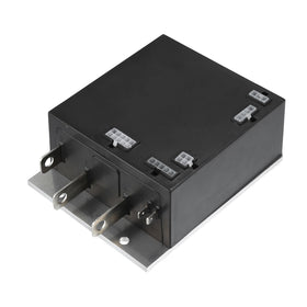 X AUTOHAUX shunt controller for EZGO TXT 2000-2009 with rugged black-silver finish.