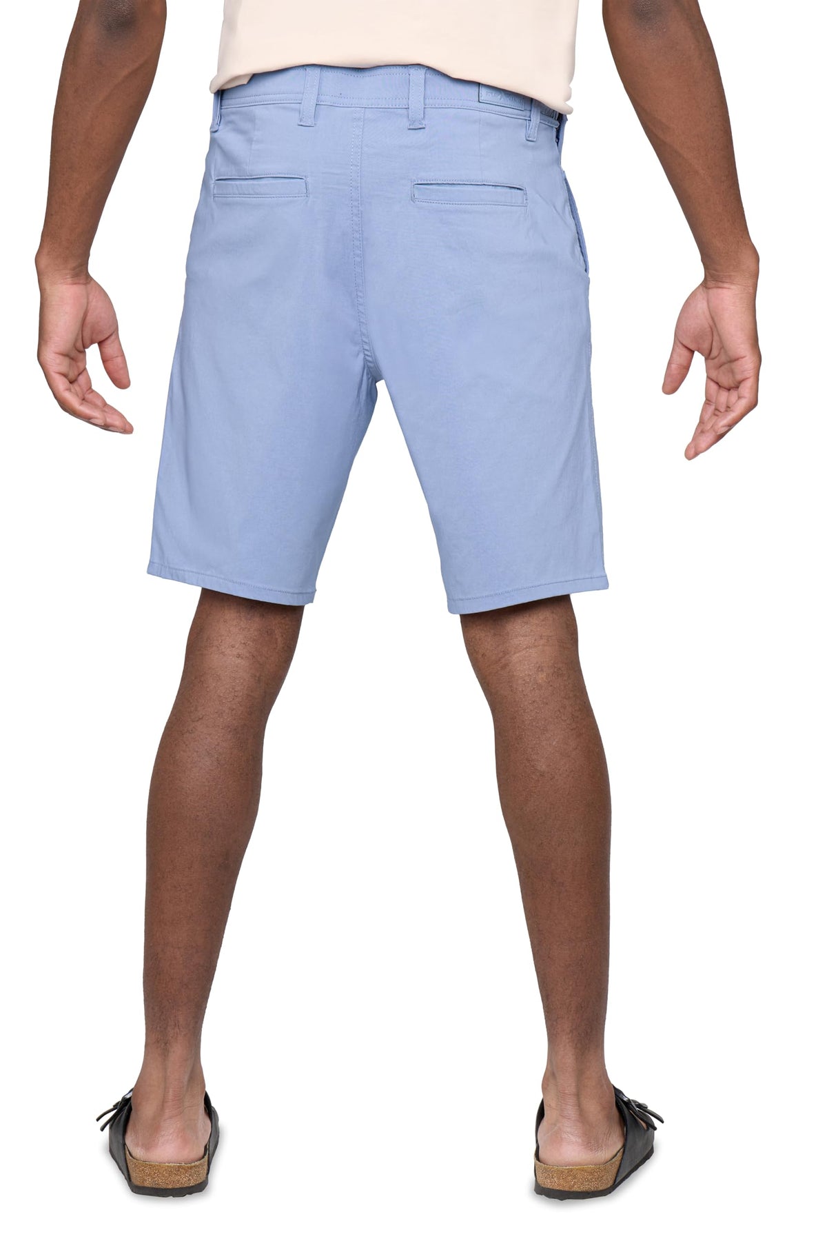 X RAY mens 10inch golf shorts side view: relaxed fit for mobility during rounds