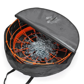 X-UFO Disc Golf Carrying Case fits 12 or 24 baskets securely