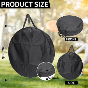 X-UFO Disc Golf Carrying Case waterproof exterior protects gear outdoors