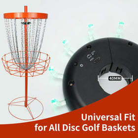 Magnetic mount enables quick, tool-free installation on metal baskets by X-UFO.