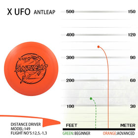 X-UFO Disc Golf Mid-range 157g enhances accuracy on mid-range throws