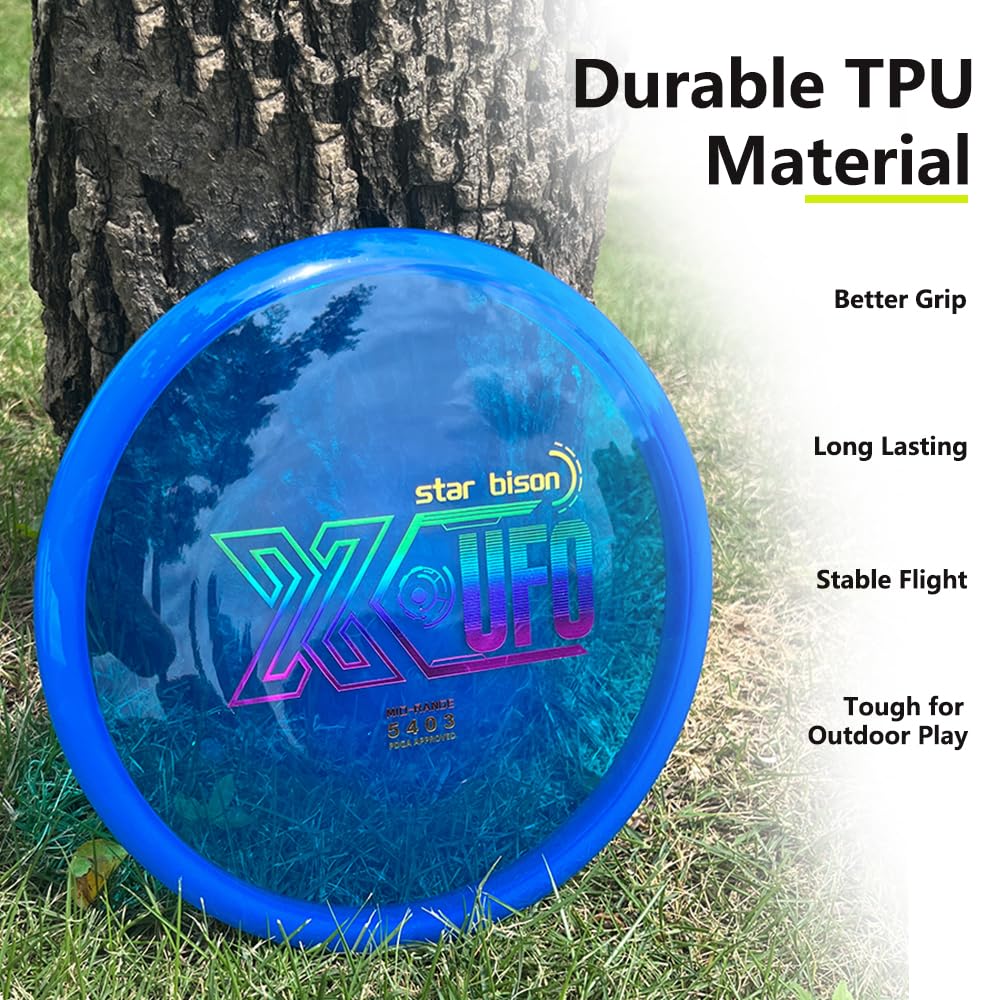 X-UFO Disc Golf Set beginners-friendly discs for learning and practice.