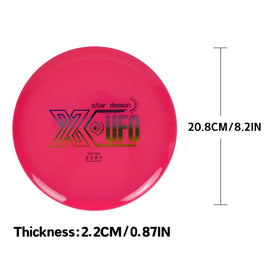 X-UFO Disc Golf Set driver ready for long flights and smooth releases.