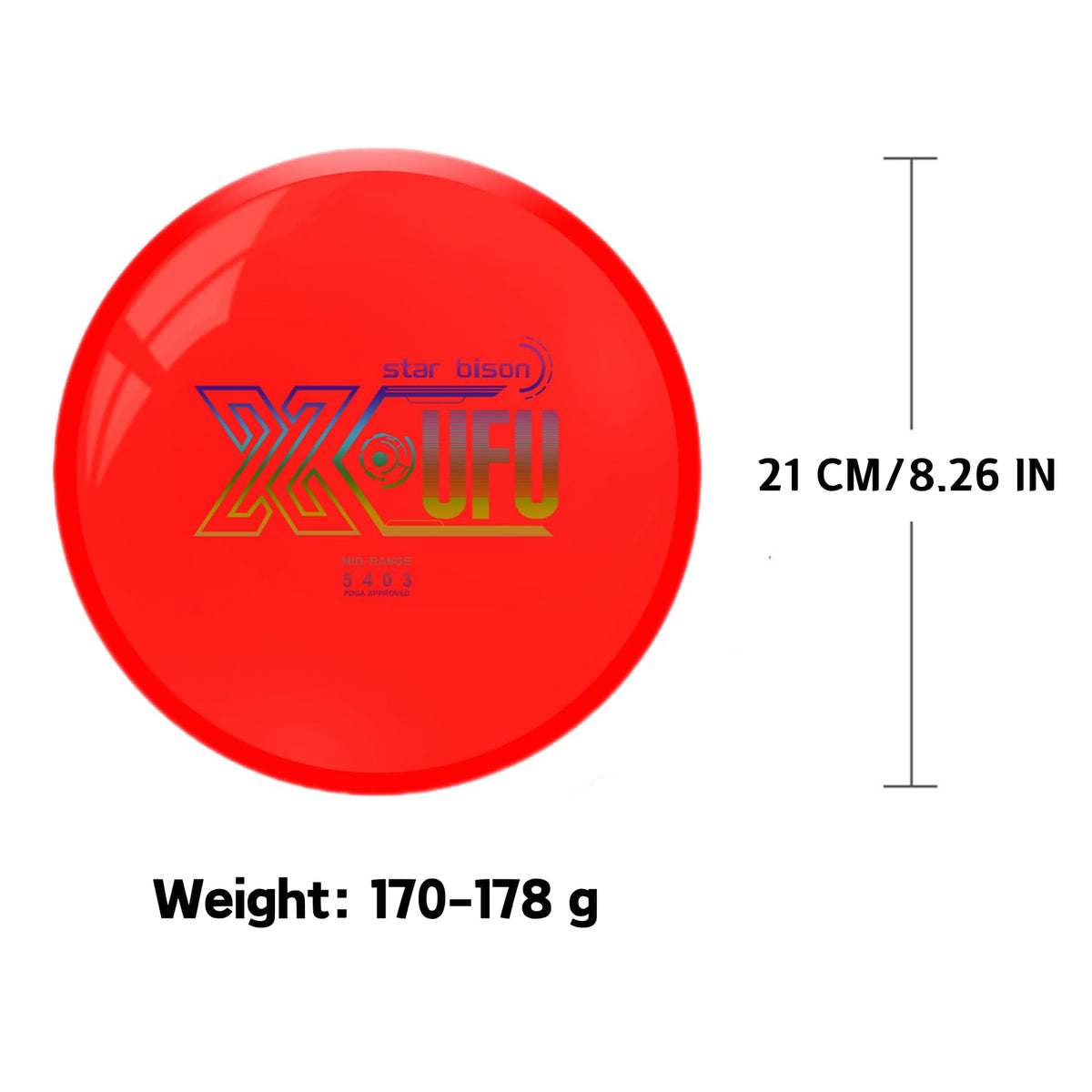 X-UFO durable materials withstand outdoor throws on grass and turf.