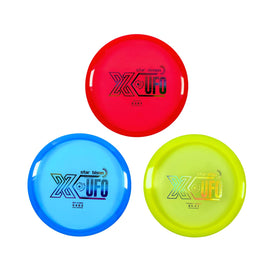 X-UFO disc golf set package for practice and play