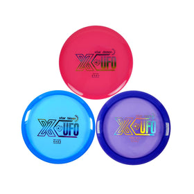 X-UFO Disc Golf Set putter for precise putting practice.