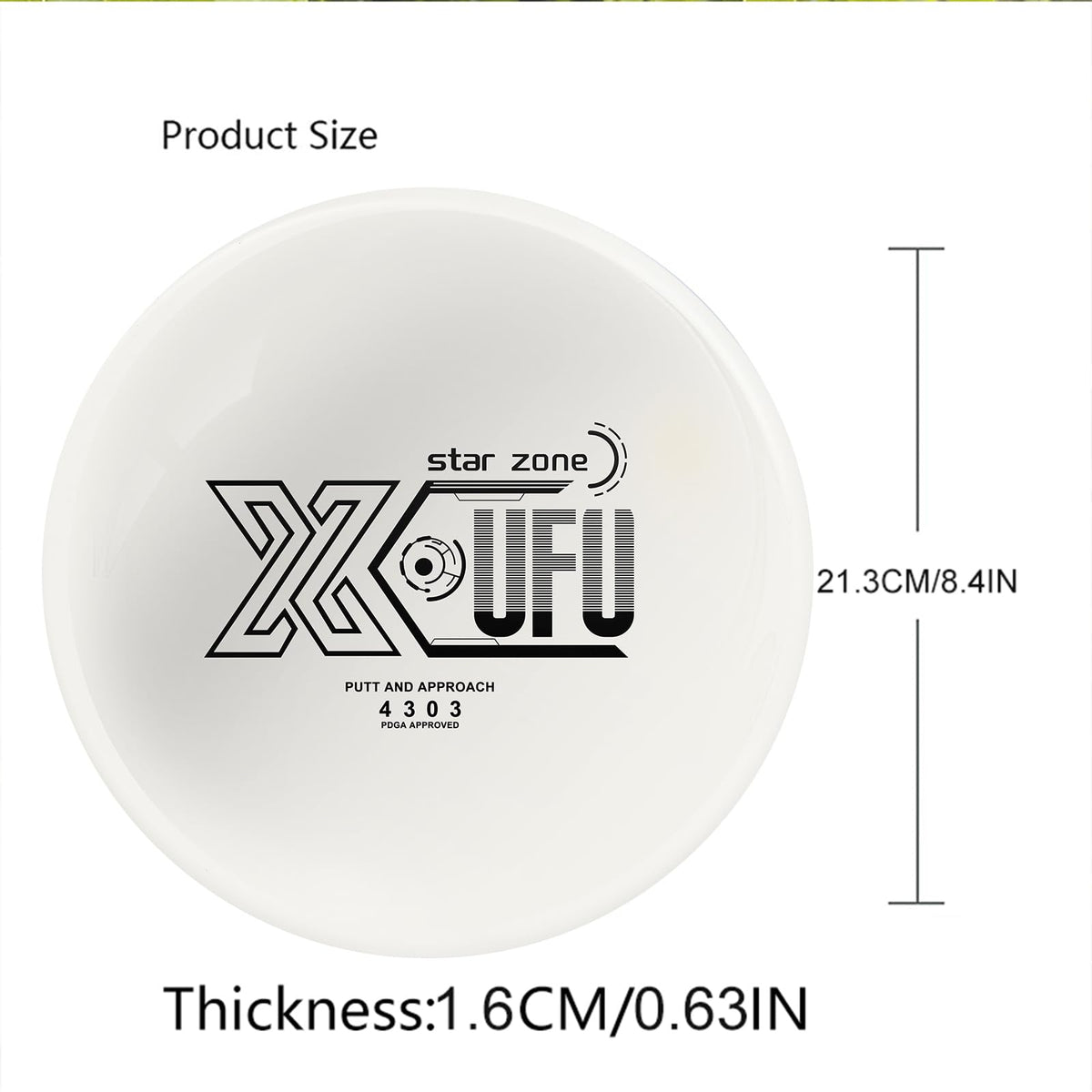 X-UFO driver disc 1 designed for longer distances and controlled flights
