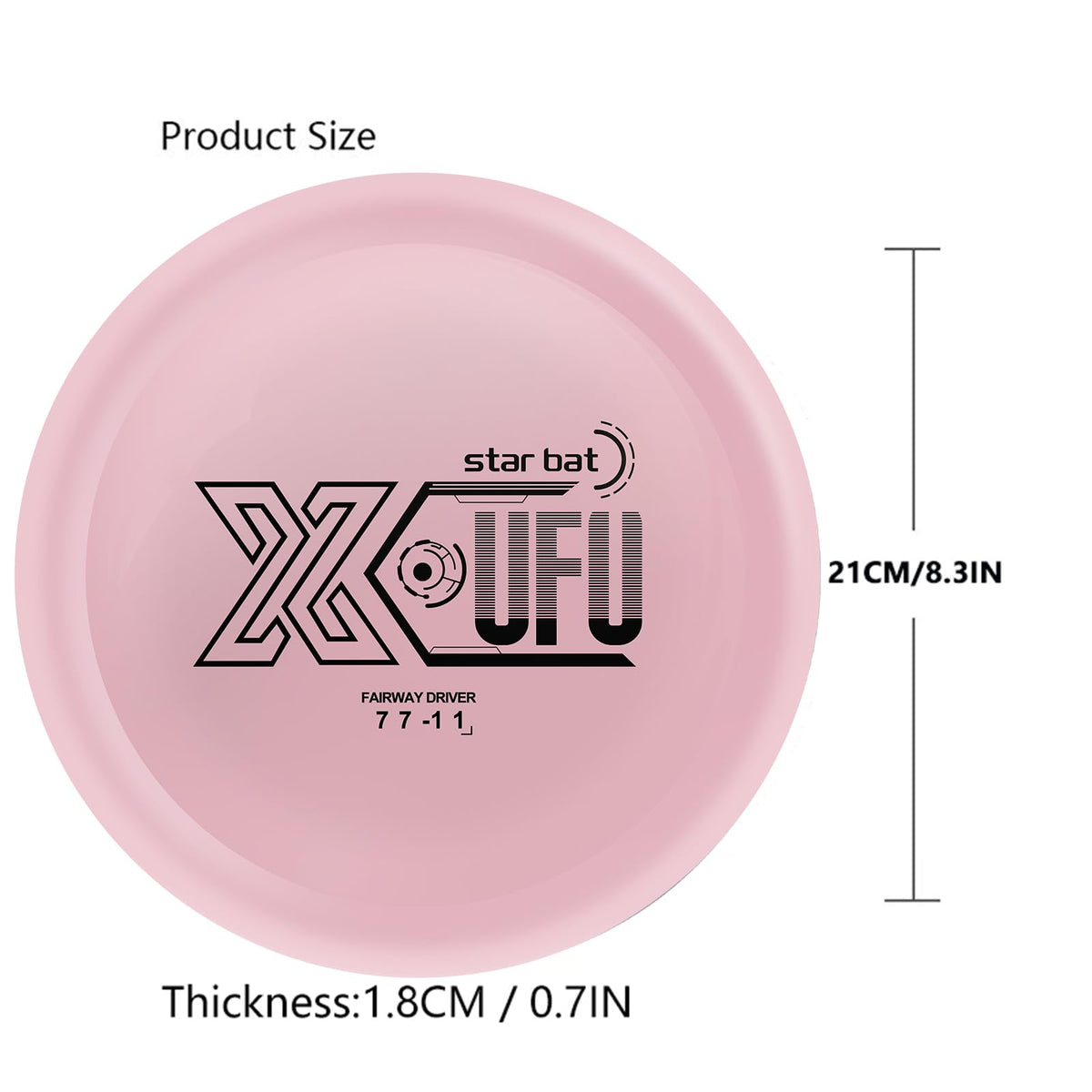 X-UFO driver disc 2 enabling mid-range power and accuracy for consistency
