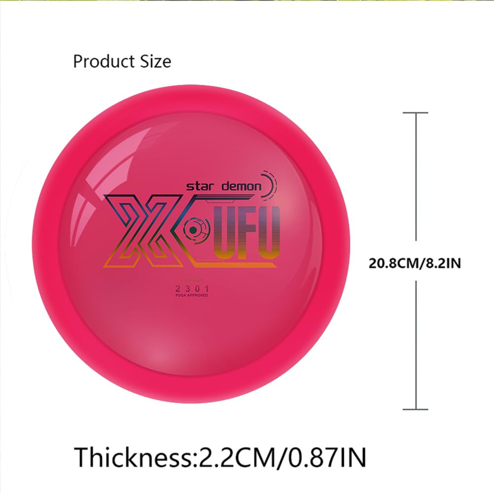 X-UFO disc golf starter set driver 3 — reliable torque handling in rough terrain.