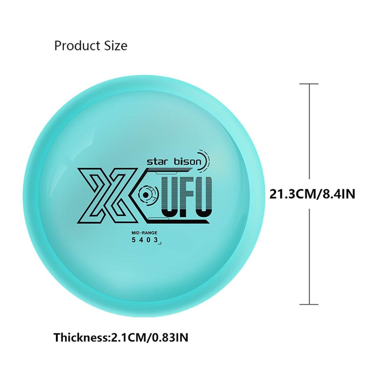 X-UFO mid-range disc offering versatile approaches for new players