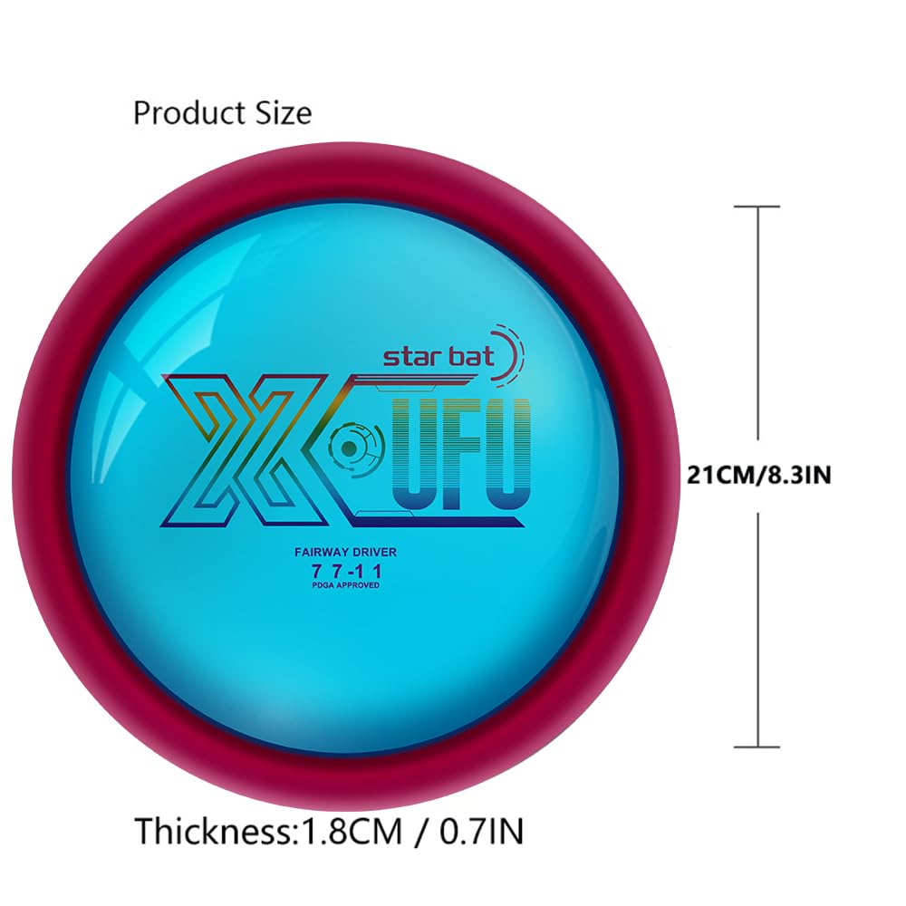 X-UFO disc golf starter set midrange — versatile approach shots in varied conditions.