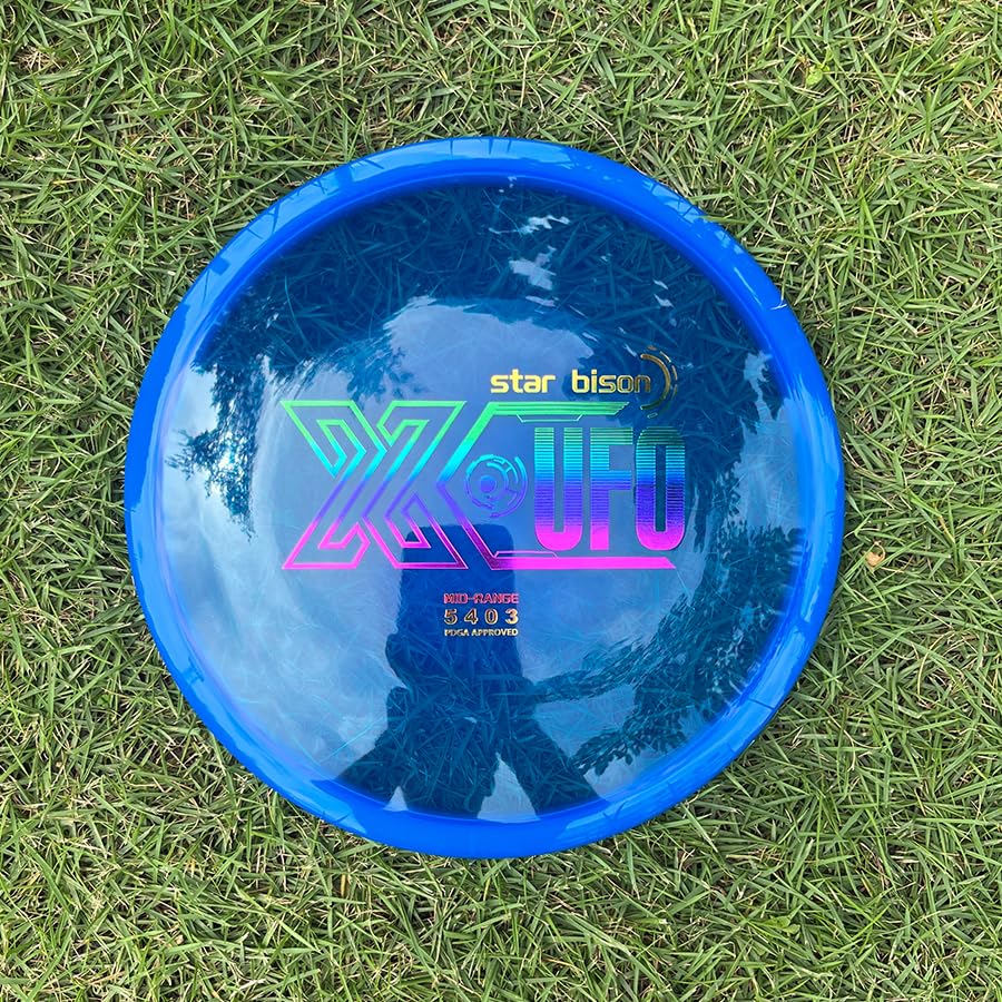 X-UFO Disc Golf Starter Set durable discs ready for outdoor play.