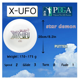 X-UFO driver emphasizing long-range potential with high-speed design.