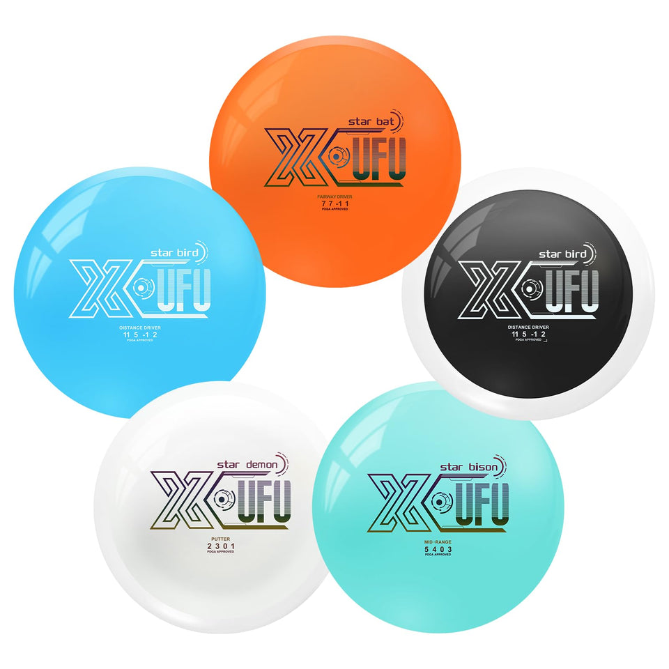 X-UFO putter close-up showing balance for precise putts and control.