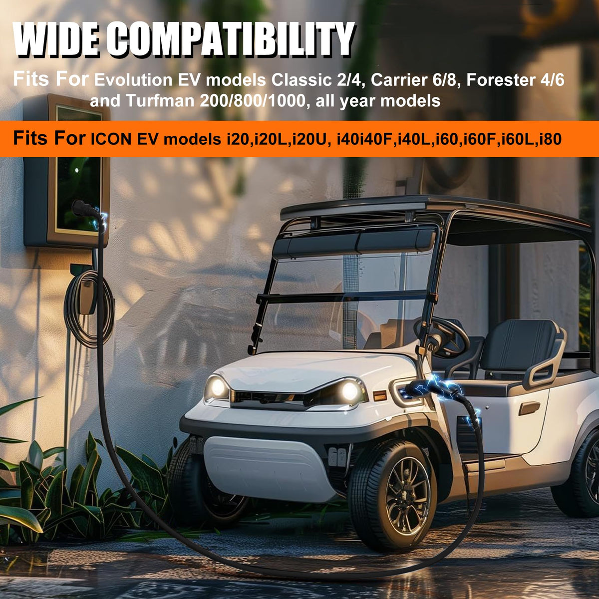 XDFDRF 120V 3-pin cord designed for ICON and Evolution models with sturdy build