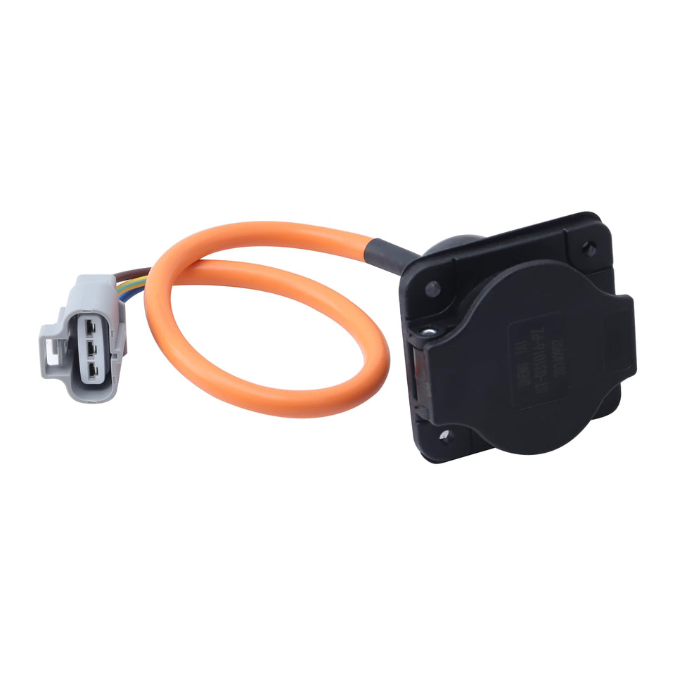 XDFDRF ST-031016-PZ golf cart charger receptacle replacement for Evolution with secure connection