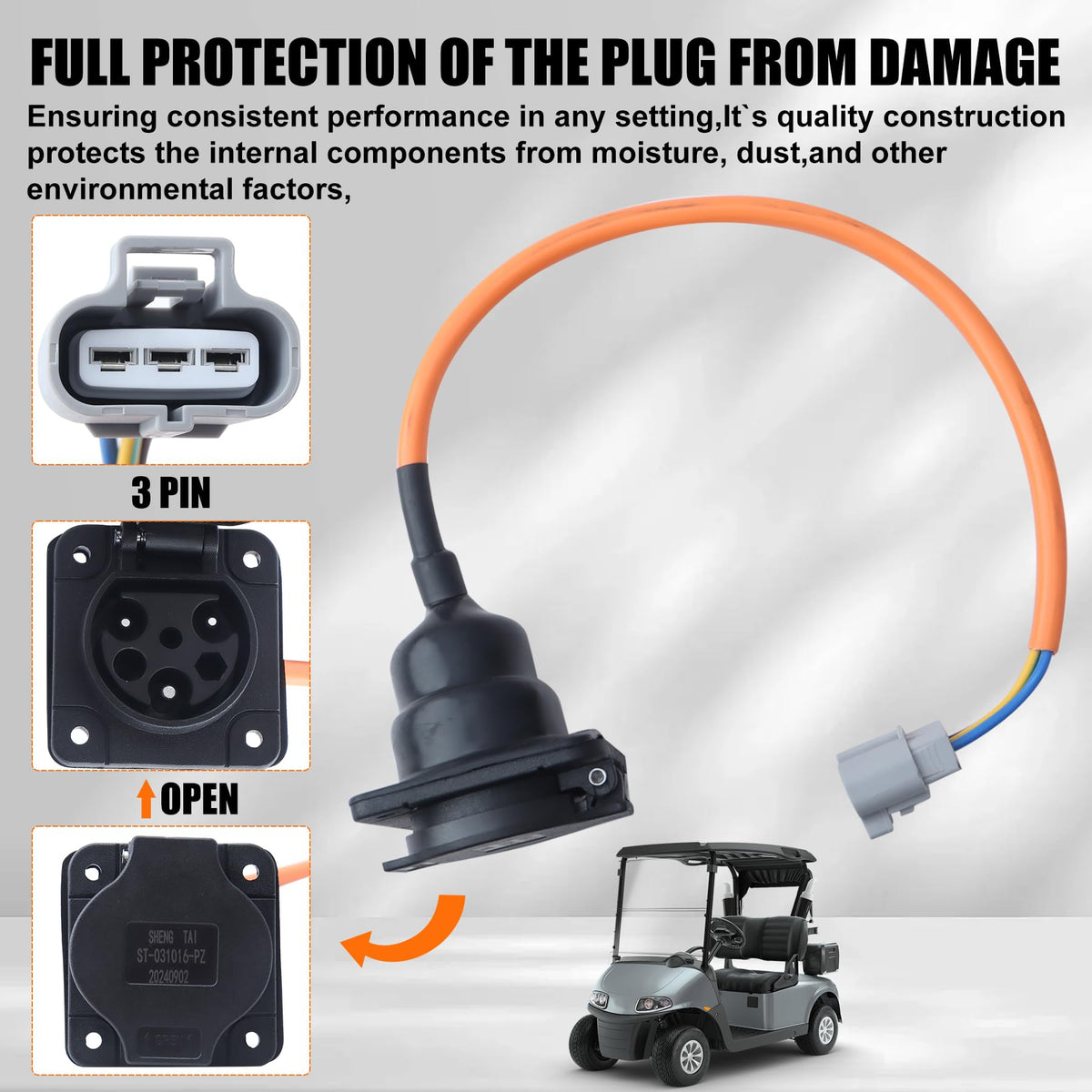 XDFDRF ST-031016-PZ secure connection design ensures stable charging on course