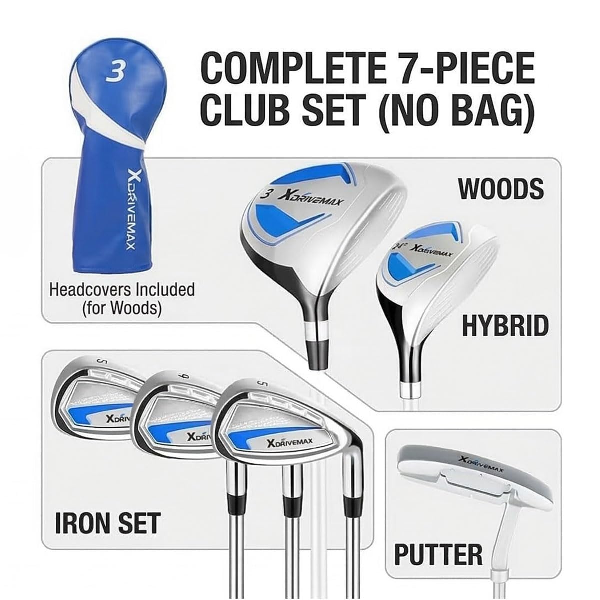 XDriveMax sand wedge highlights precision grooves and reliable greenside spin.