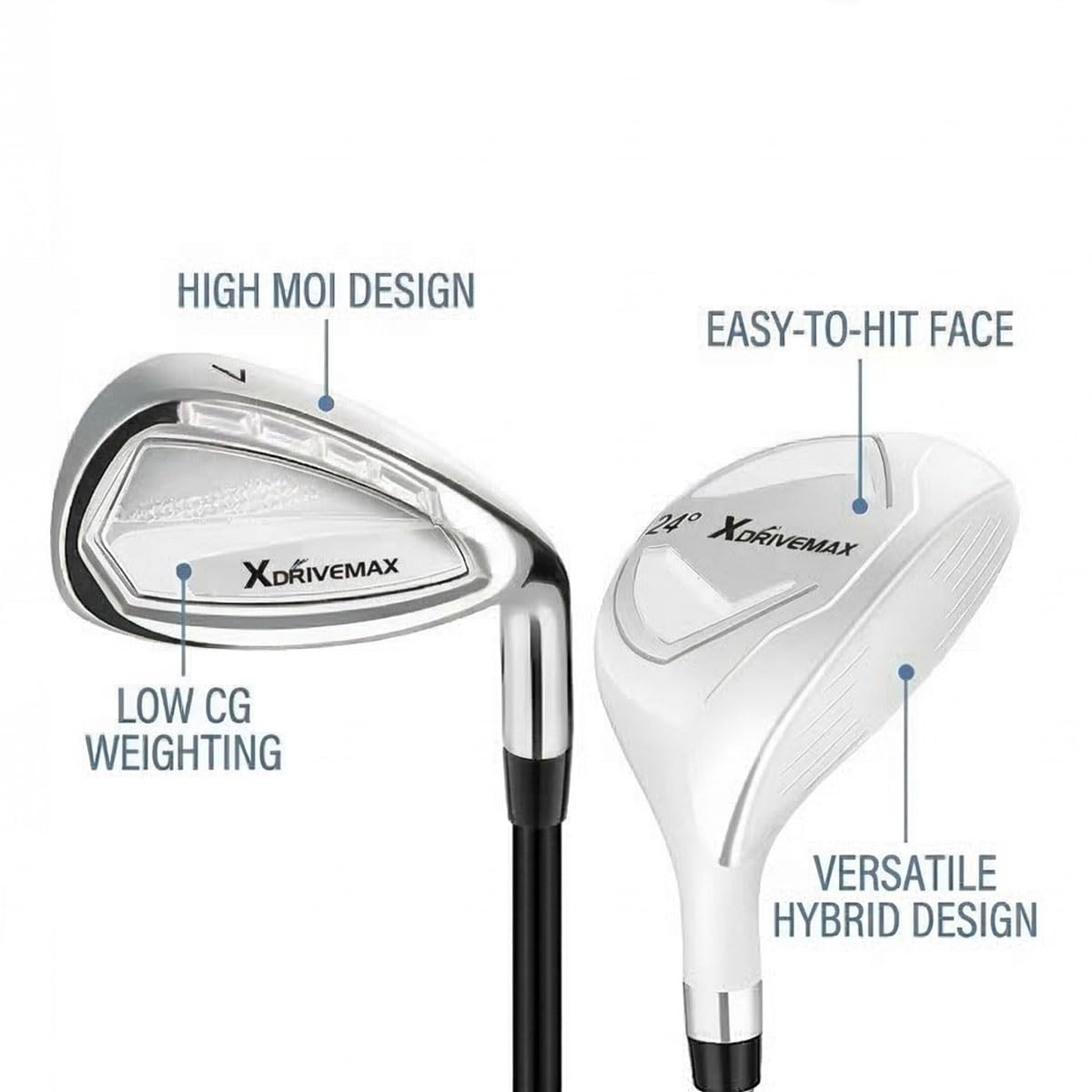 XDriveMax sand wedge with precision grooves for reliable bunker play.