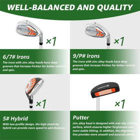 XDriveMax five pound hybrid with headcover for effortless launches