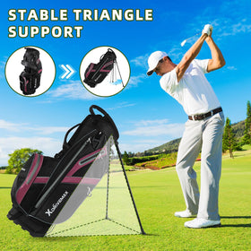 XDriveMax built-in head covers protect irons and woods