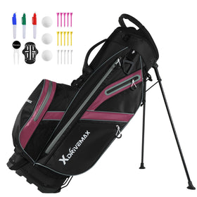 XDriveMax lightweight golf bag emphasizing easy carry and quick setup