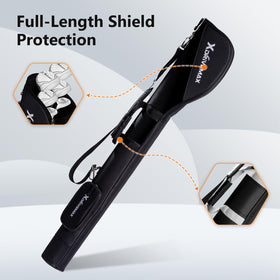 XDriveMax Golf Stand Bag all-weather defense keeps gear dry in rain and sun.