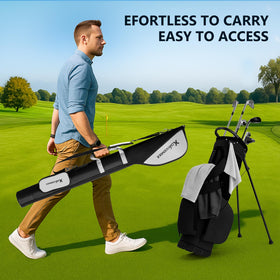XDriveMax compact-profile bag helps travel light with essential clubs
