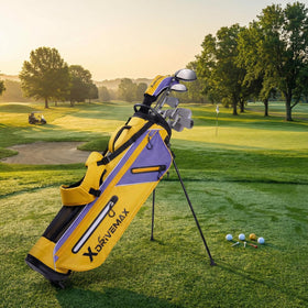 XDriveMax golf stand bag dual straps reduce fatigue during rounds