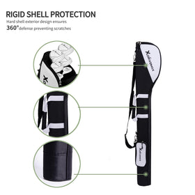 XDriveMax easy-carry ergonomic design supports comfortable carries between holes