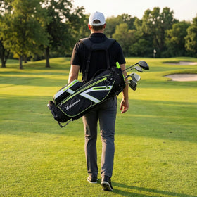 XDriveMax insulated cooler pocket keeps drinks cold during rounds.