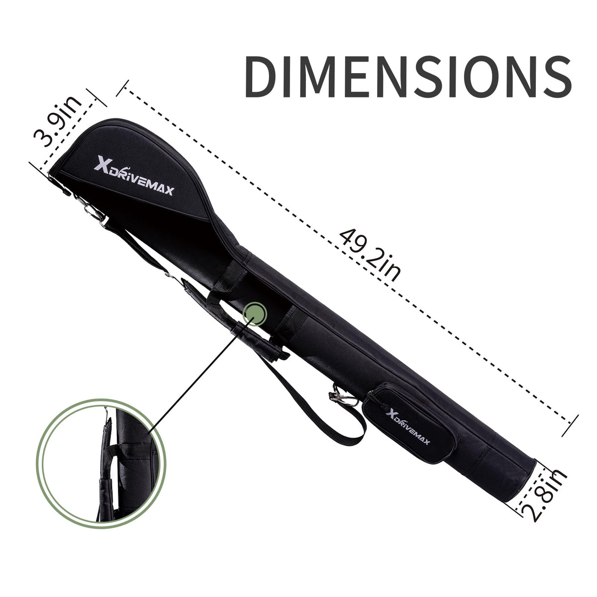 XDriveMax Golf Stand Bag with lightweight carry reduces fatigue on long rounds.