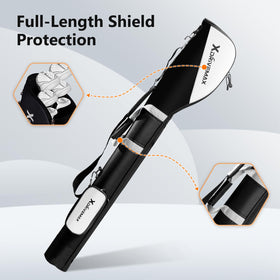 XDriveMax lightweight strap design reduces fatigue during rounds