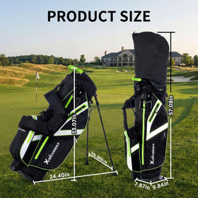 XDriveMax stand supports upright setup on uneven terrain.