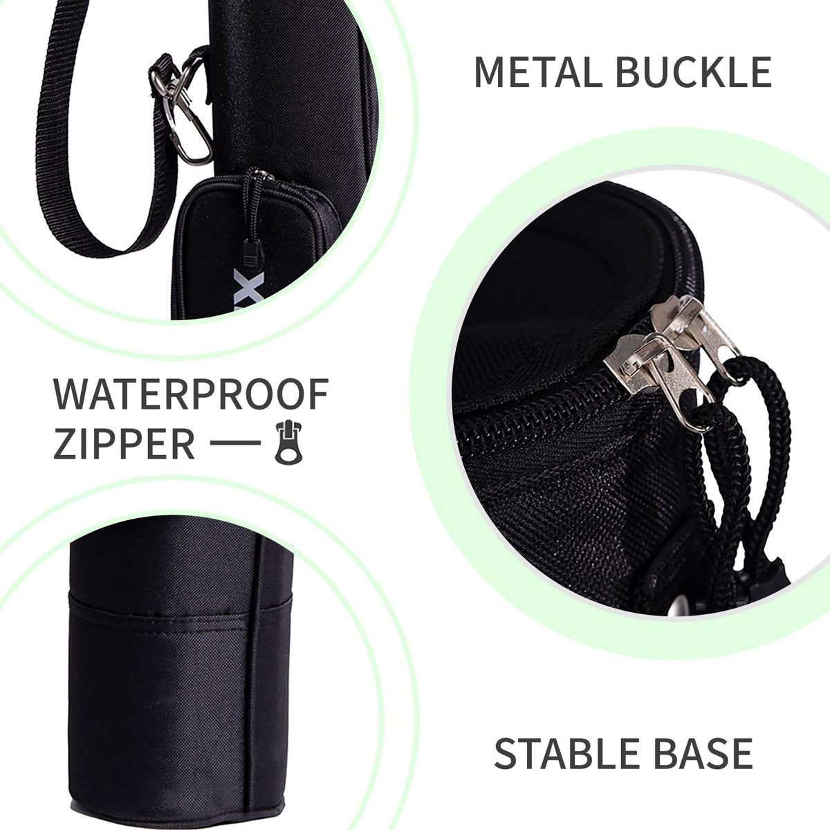XDriveMax Golf Stand Bag with reinforced-stand-base offers stable support.
