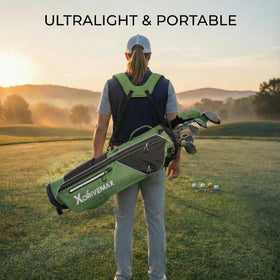 XDriveMax golf stand bag with a slim design for compact carry.