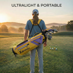 XDriveMax golf stand bag slim profile for comfortable carry
