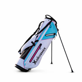 XDriveMax Golf Stand Bag ultra-lightweight profile enhances walking rounds on the course.