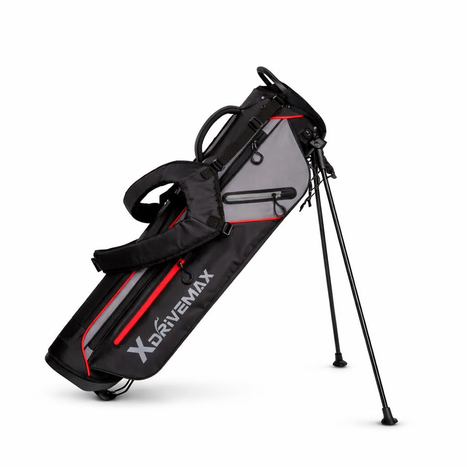 XDriveMax golf stand bag ultra-lightweight for easy carry on walking rounds