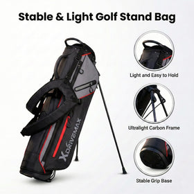 XDriveMax golf stand bag ideal for Par 3 and practice sessions