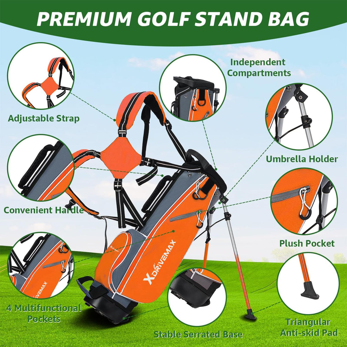 XDriveMax irons 9-P offer versatile iron play for juniors