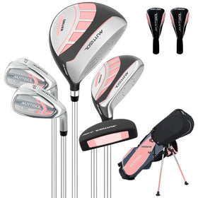 XDriveMax kids golf club set with stand bag for easy practice sessions