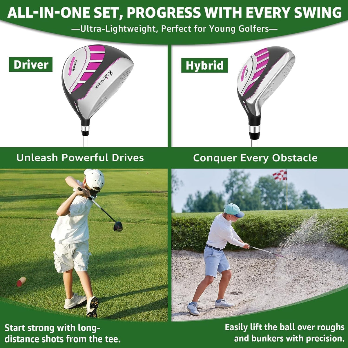 XDriveMax 9/P irons aid precise approach shots with spin